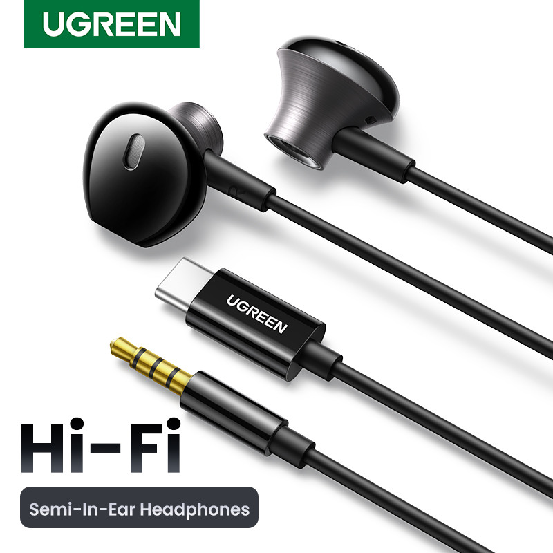 Wired Earphone Lightning - UGREEN Auricolari cablati USB tipo C