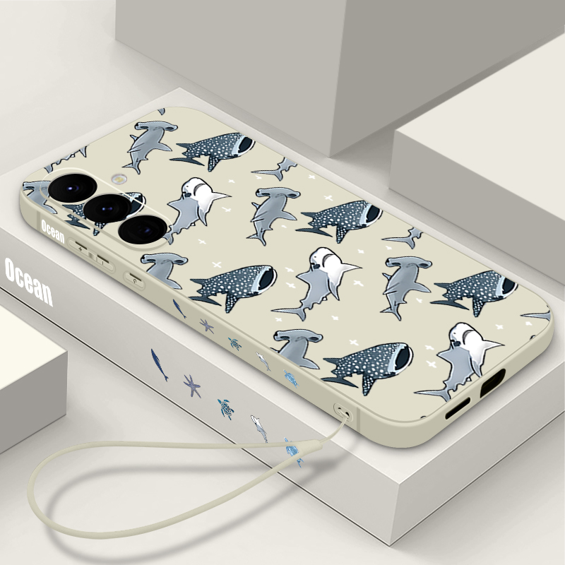 Samsung Galaxy A55 - Custodia per telefono Cartoon Shark per