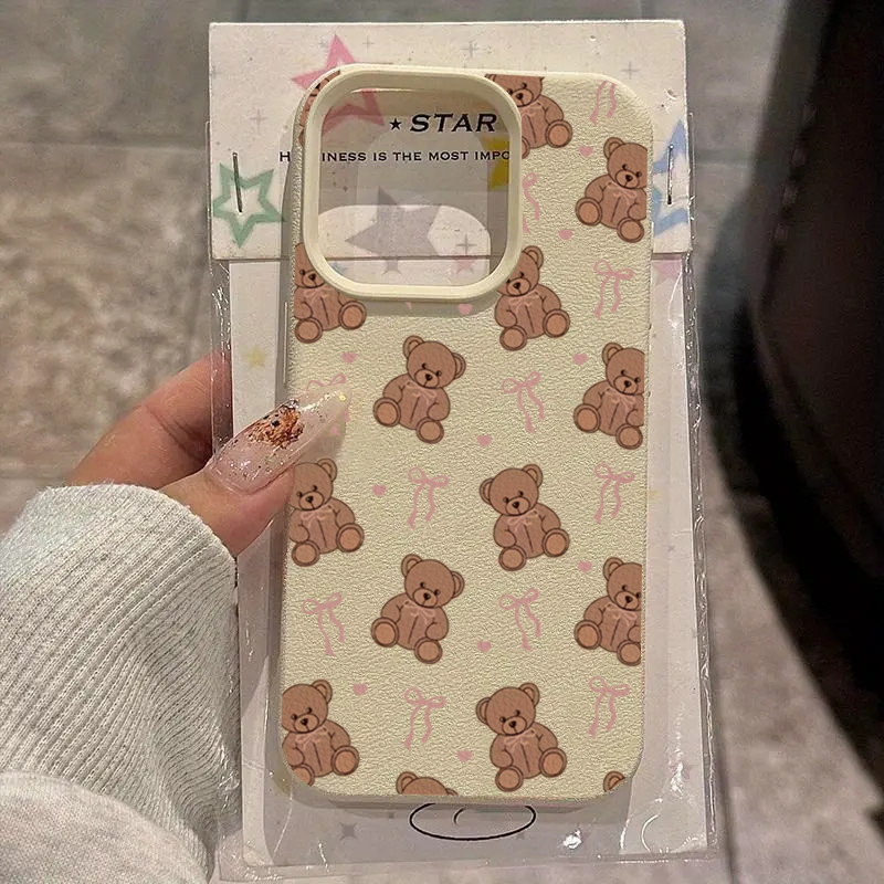 Samsung Galaxy A55 - Carino Papillon Orso Lichee Modello Cassa